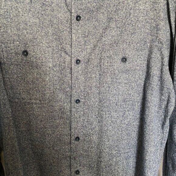 14th and Union denim like dress shirt - Picture 2 of 7